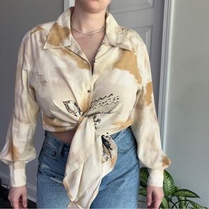 100% Silk Blouse